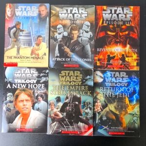 Lot Of 6 Star Wars Episode 1-6  By Patricia C. Wrede & Ryder Windham